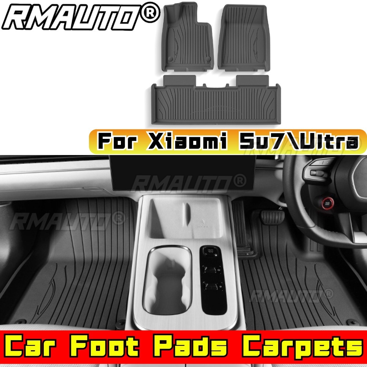 Car Accessories Xiaomi - Araba Paspaslar Floorlines Ayak Pedleri İç