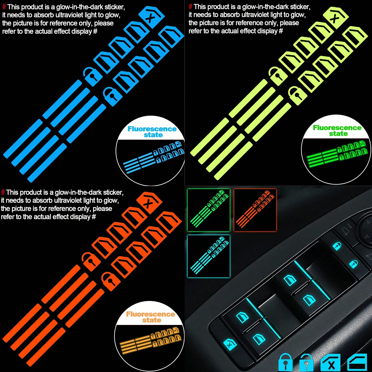 Car Accessories Ebay - 18 adet Araba Pencere Kontrol Düğmesi