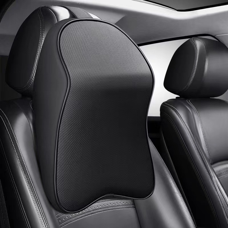 Car Accessories Nearby - 3D Nappa Deri Bellek Köpük Kafalık