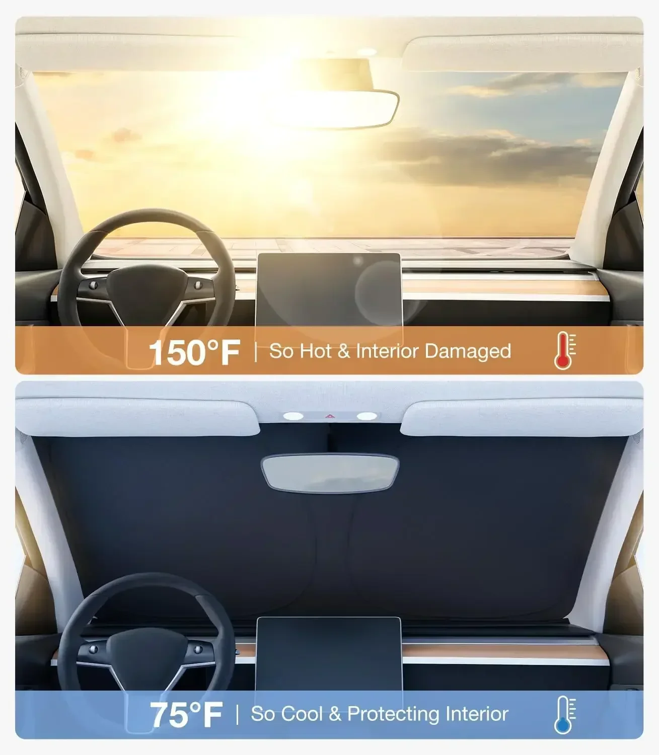 Yeni Yazlık Araba Ön Camı Güne - Car Accessories Window incelemesi ve fiyatı