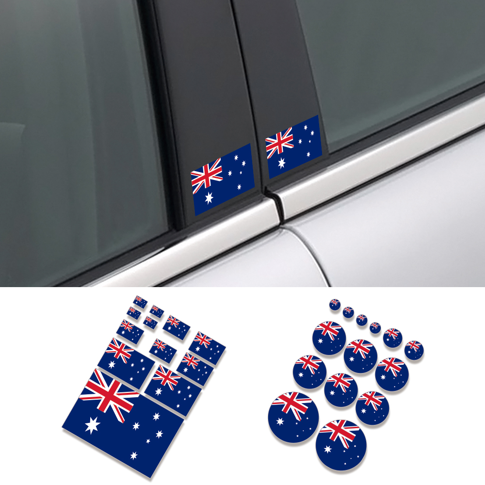 Çeşitli Avustralya Bayrağı Şek - Car Accessories Australia incelemesi ve fiyatı