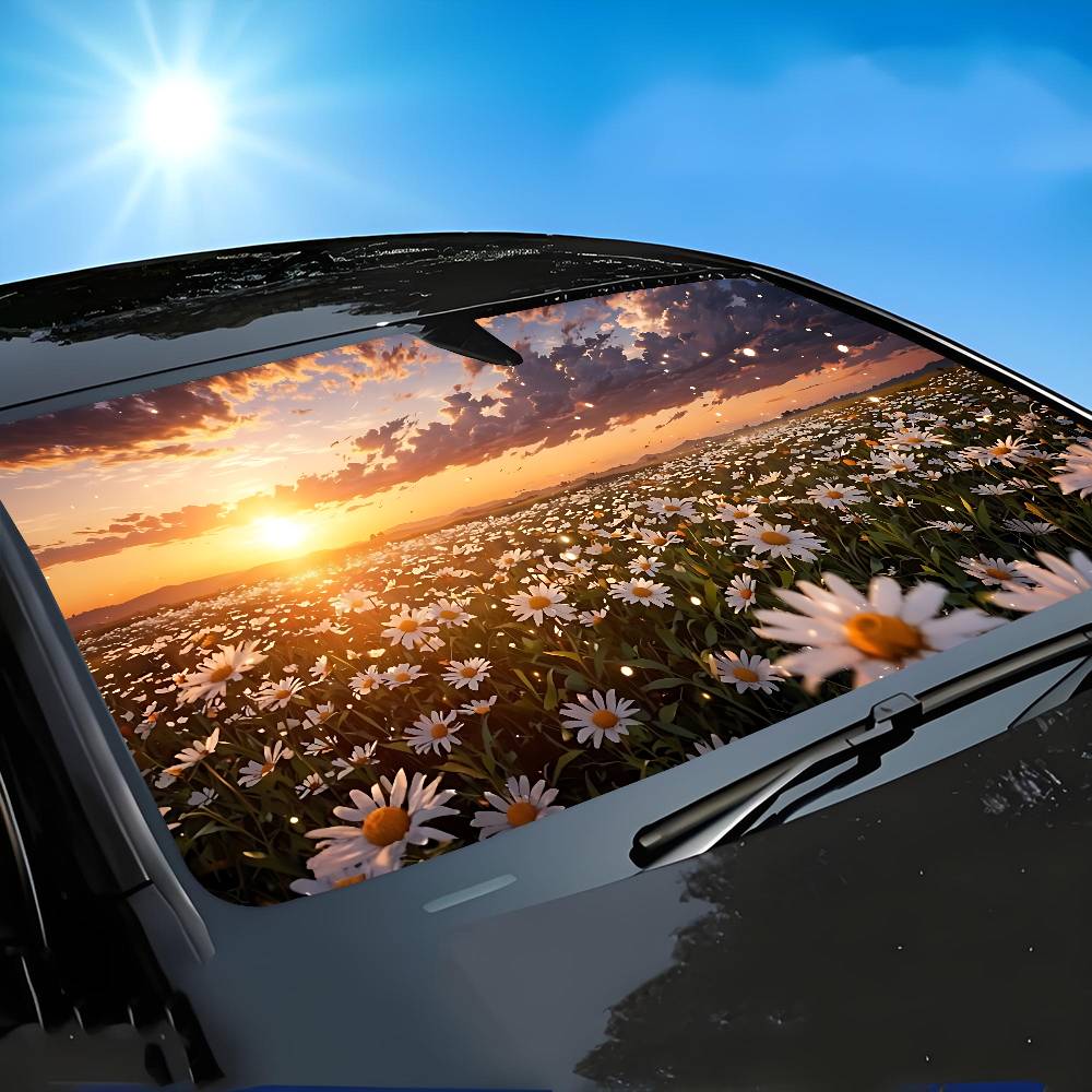 Güneş Işığı ve Çiçekler Araba  - Car Accessories Window incelemesi ve fiyatı