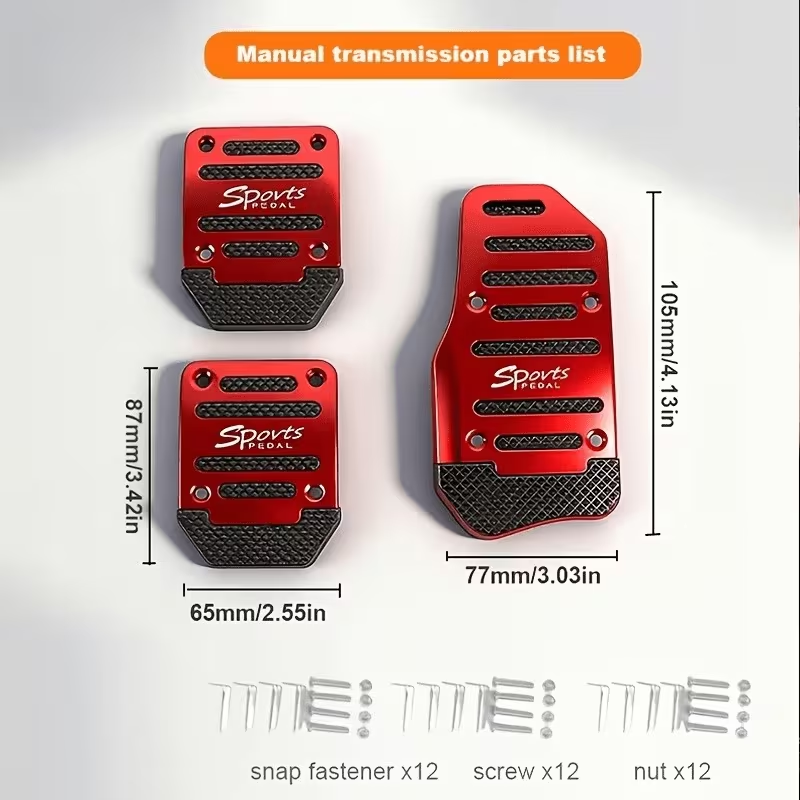 2/3 adet araba pedalı kapak se - Car Accessories For Inside incelemesi ve fiyatı