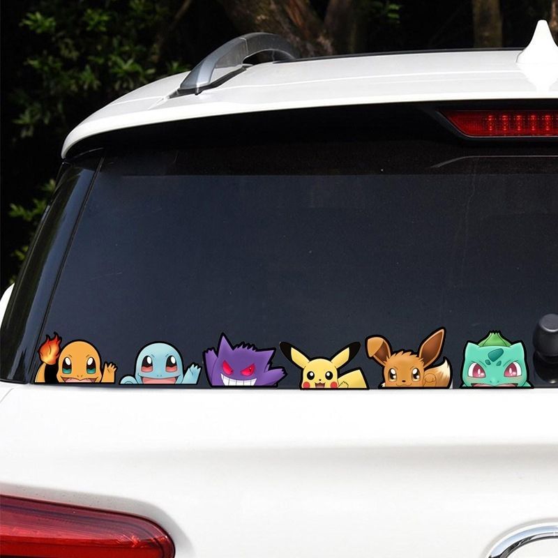 Pokémon araba camı çıkartması, - Car Accessories Window incelemesi ve fiyatı