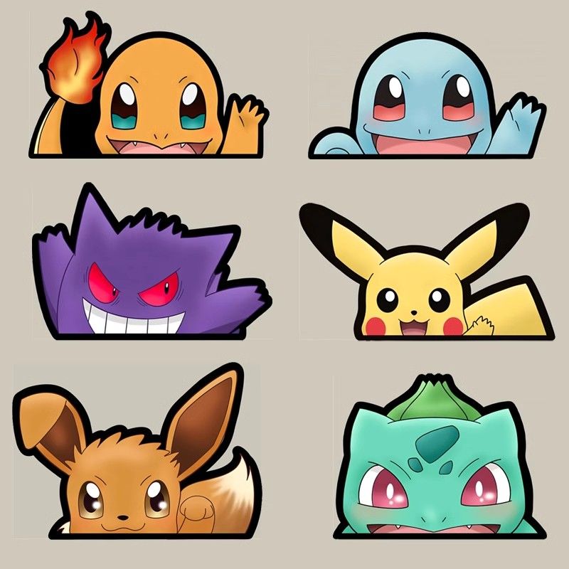 Pokémon araba camı çıkartması, - Car Accessories Window incelemesi ve fiyatı